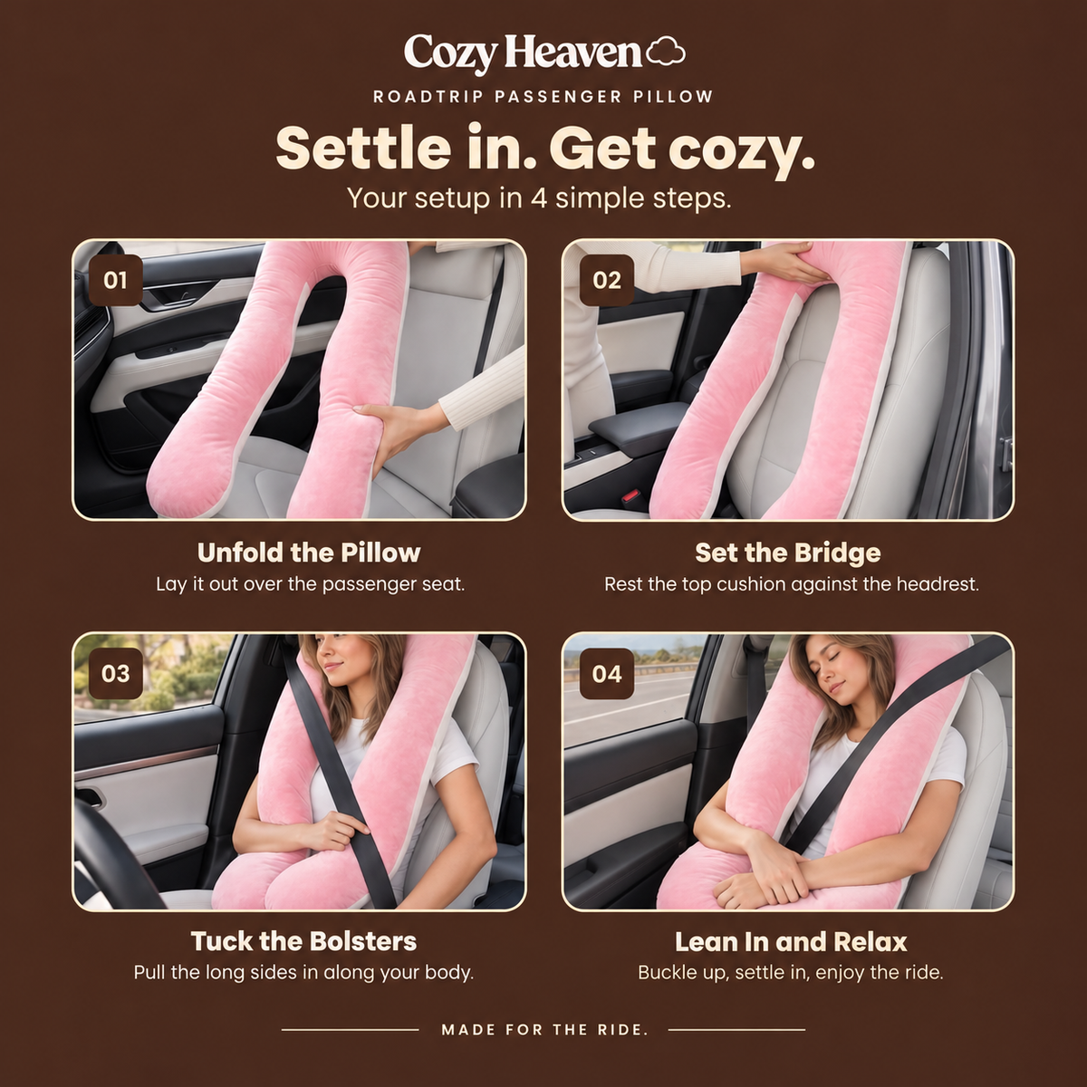 CozyHeaven™ Passenger Pillow